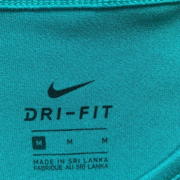 Nike Dri-Fit Green Swoosh Tank Top - Picture 3 of 5